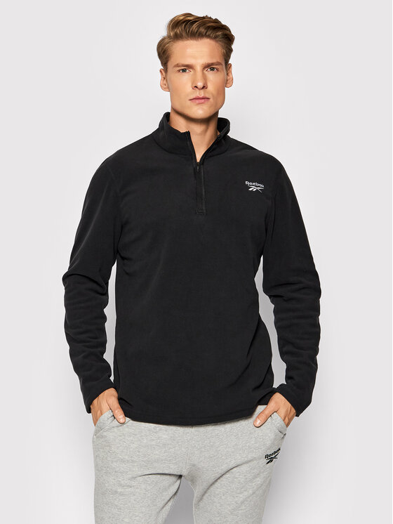 Reebok Reebok Полар GR8959 Черен Slim Fit