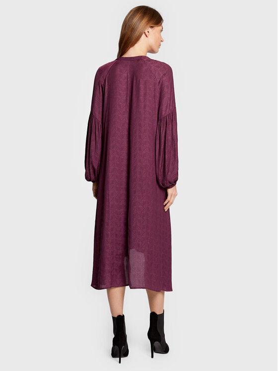 Karen by Simonsen Karen by Simonsen Sukienka codzienna Emey 10104014 Fioletowy Relaxed Fit