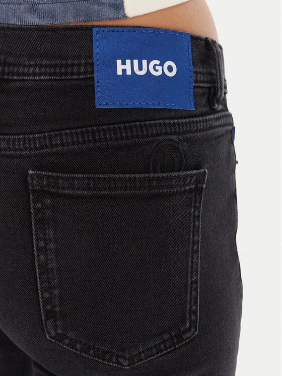 HUGO HUGO Jeansy Getti_B 50546332 Czarny Flare Fit