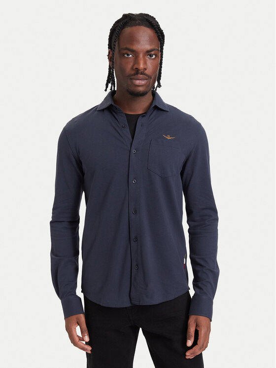 Aeronautica Militare Aeronautica Militare Πουκάμισο 262CA1313UP00408 Σκούρο μπλε Regular Fit