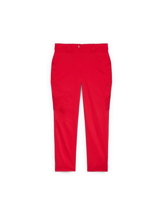 Fiorella Rubino Fiorella Rubino Spodnie materiałowe P718L002568N016 Czerwony Regular Fit