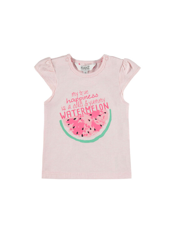 Kanz Kanz T-Shirt 1712181-2560 Różowy Basic Fit