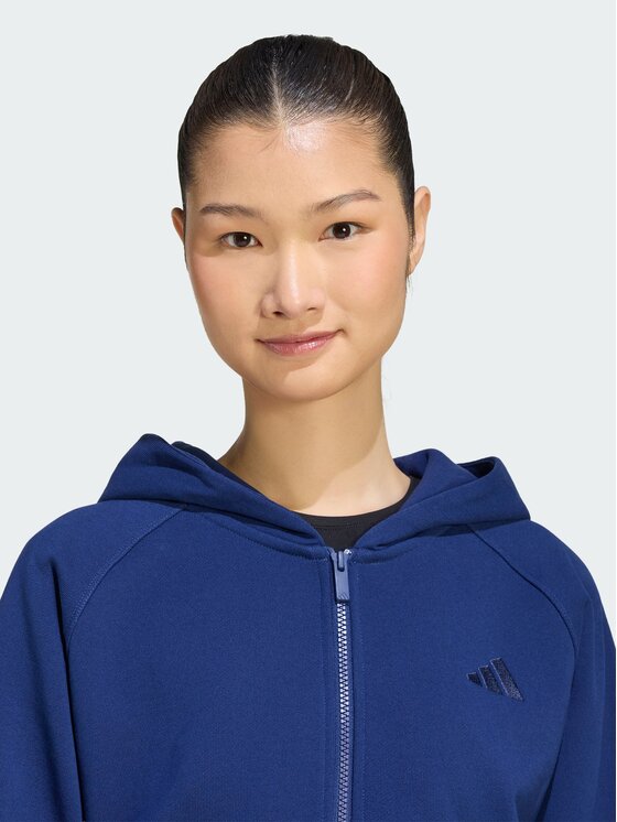 adidas adidas Bluza 164803 Granatowy Loose Fit