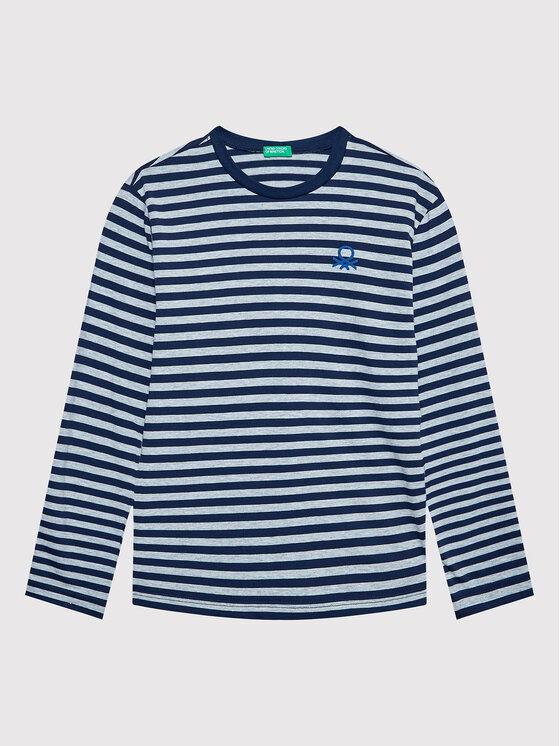 United Colors Of Benetton United Colors Of Benetton Bluse 3XWWC105X Grau Regular Fit