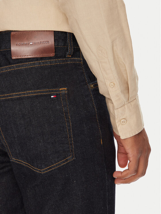 Tommy Hilfiger Tommy Hilfiger Blugi Denton MW0MW39649 Bleumarin Straight Fit