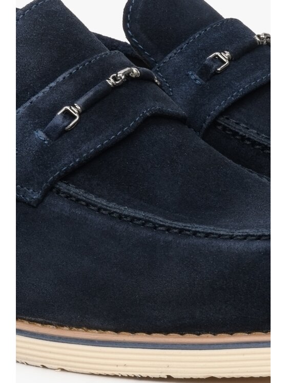 Estro Estro Mokasíny ER00112587 Tmavomodrá