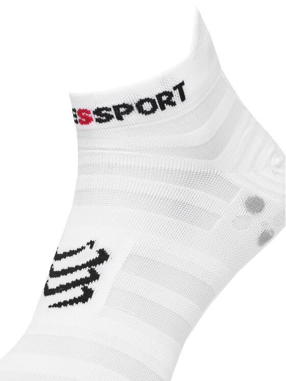 Compressport Compressport Madalad unisex sokid Pro Racing Socks v4.0 Ultralight Run Low XU00051B Valge