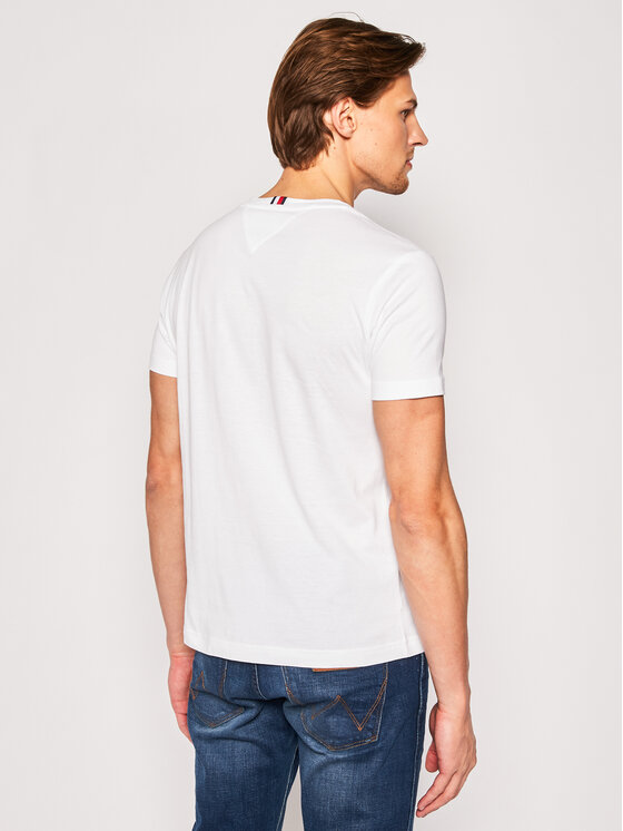 Tommy Hilfiger Tri ko Cool Triangle Tee MW0MW13355 Biela Regular Fit Modivo.sk