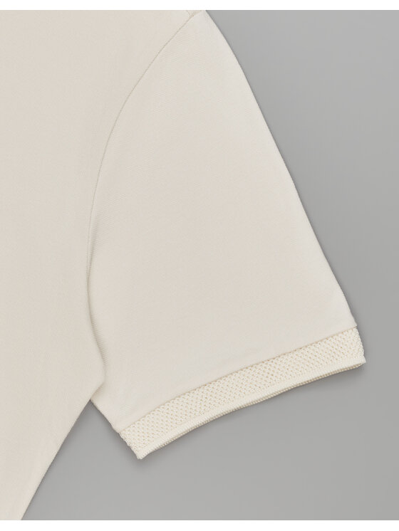 Borgio Borgio Polo matteo_01 Écru Classic Fit