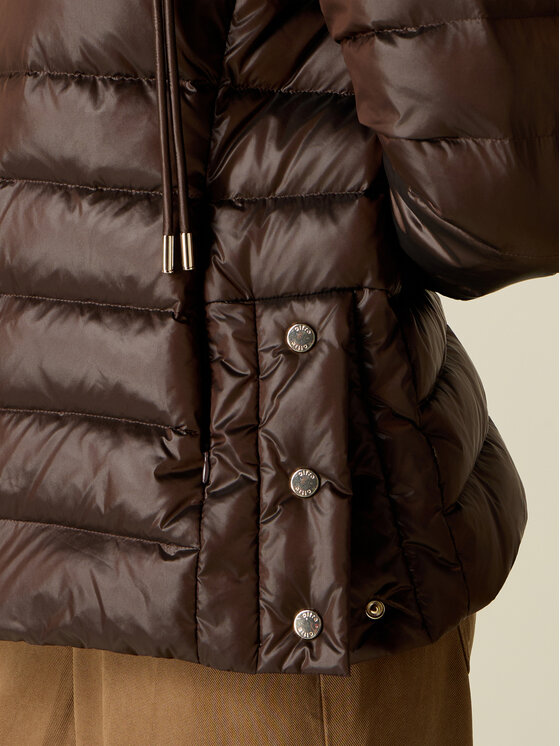 Oltre Oltre Giubbotto piumino F805R001532N032 Marrone Regular Fit