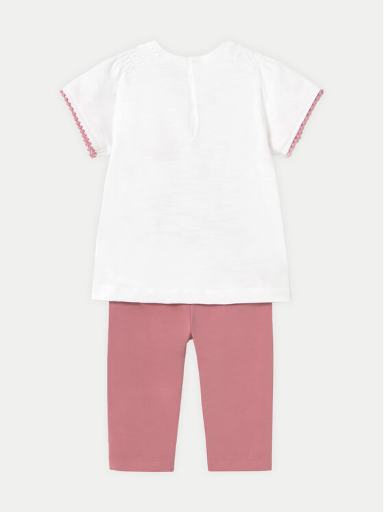 Mayoral Mayoral Completo T-shirt e leggings 1736 Rosa Regular Fit