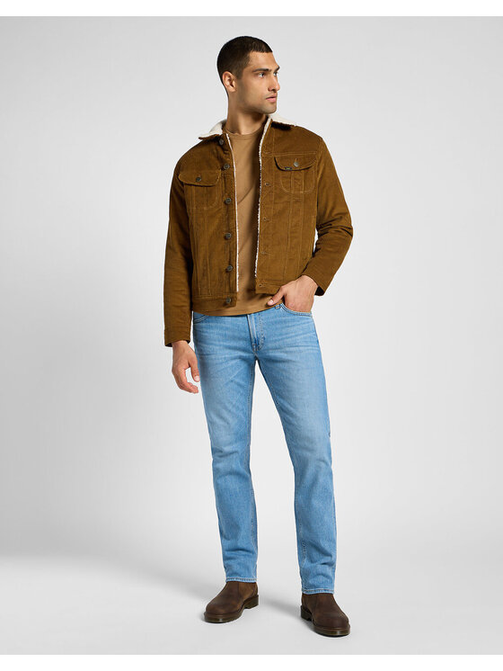 Lee Lee Giacca di jeans 112356720 Arancione Regular Fit