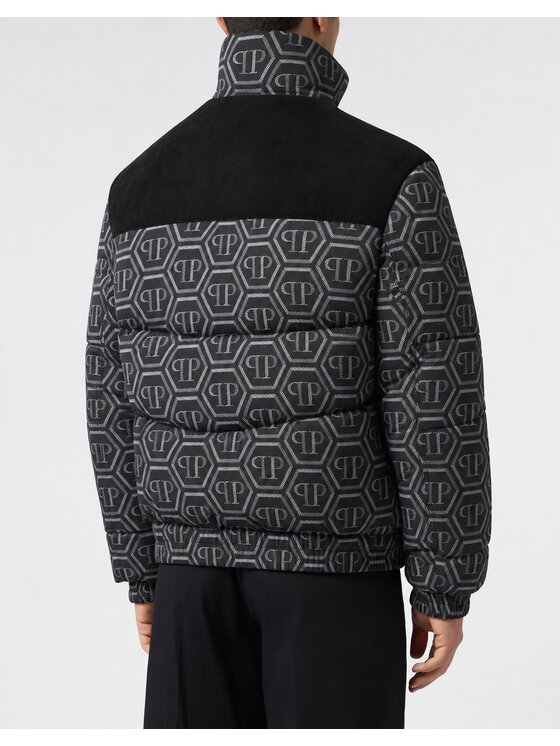 PHILIPP PLEIN PHILIPP PLEIN Kurtka puchowa 31191 Czarny Regular Fit