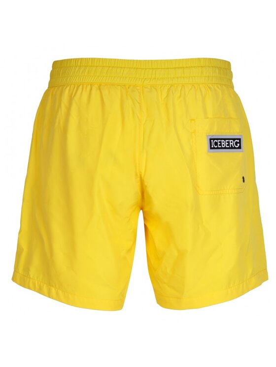 Iceberg Iceberg Plavecké šortky ICE2MBM02 Žlutá Regular Fit