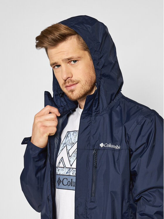 Columbia Columbia Neperšlampanti striukė Pouring Adventure II 1760061 Tamsiai mėlyna Regular Fit