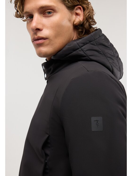 Trussardi Trussardi Płaszcz zimowy 8011M000037N033 Czarny Regular Fit