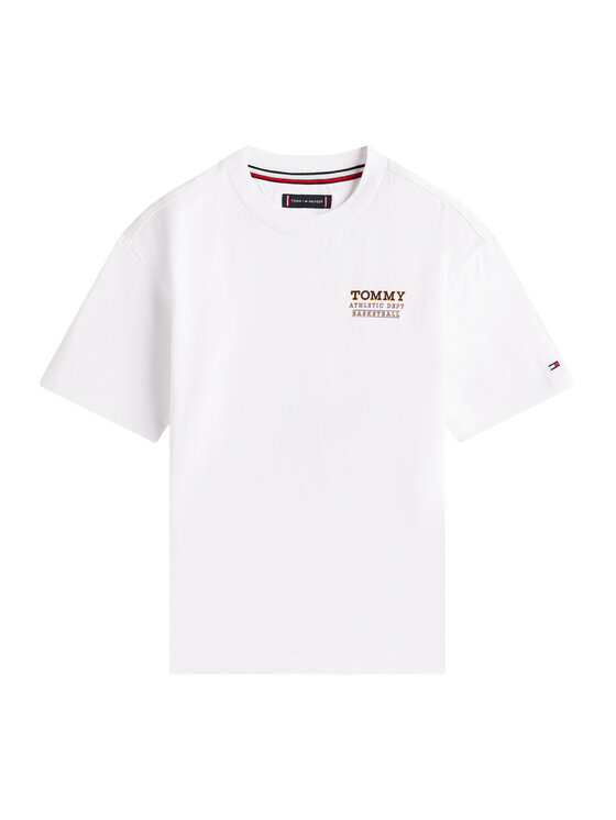 Tommy Hilfiger Tommy Hilfiger Тишърт KB0KB10194 Бял Regular Fit