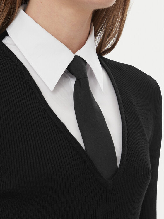 Morgan Morgan Maglione 252-MCRAVAT Nero Slim Fit