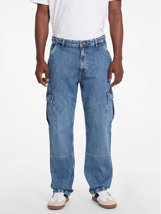 Guess Jeans Guess Jeans Jeansy 170141 Niebieski Regular Fit