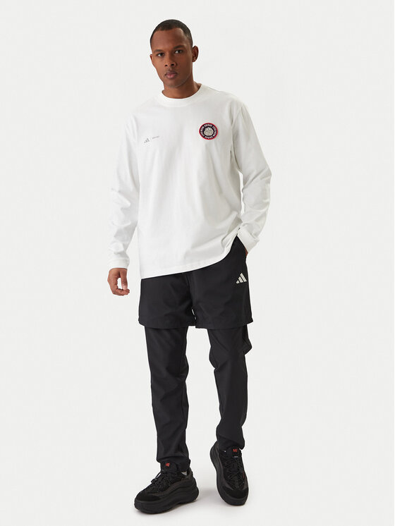 adidas adidas Longsleeve krekls Moon Boot JM8917 Balts Loose Fit