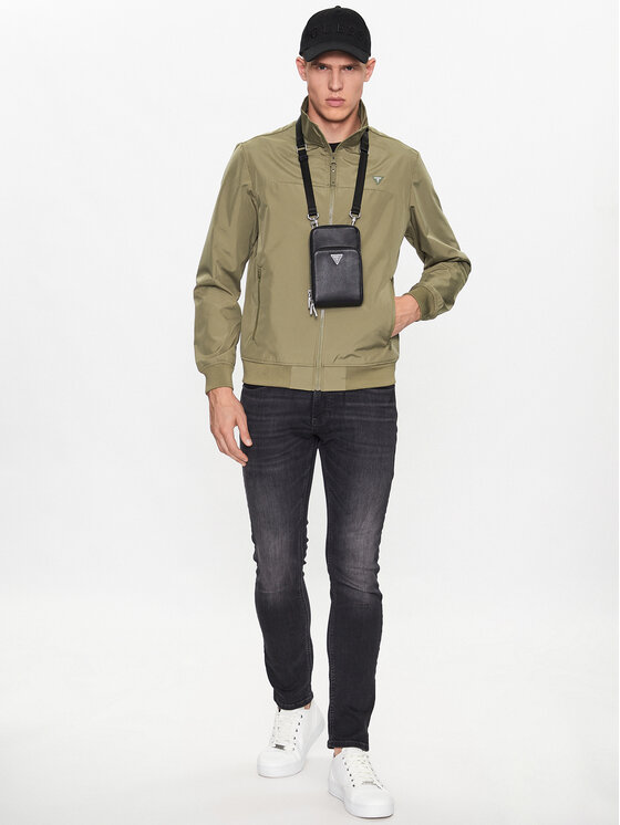 Guess Guess Демісезонна куртка M3RL60 WO065 Зелений Regular Fit
