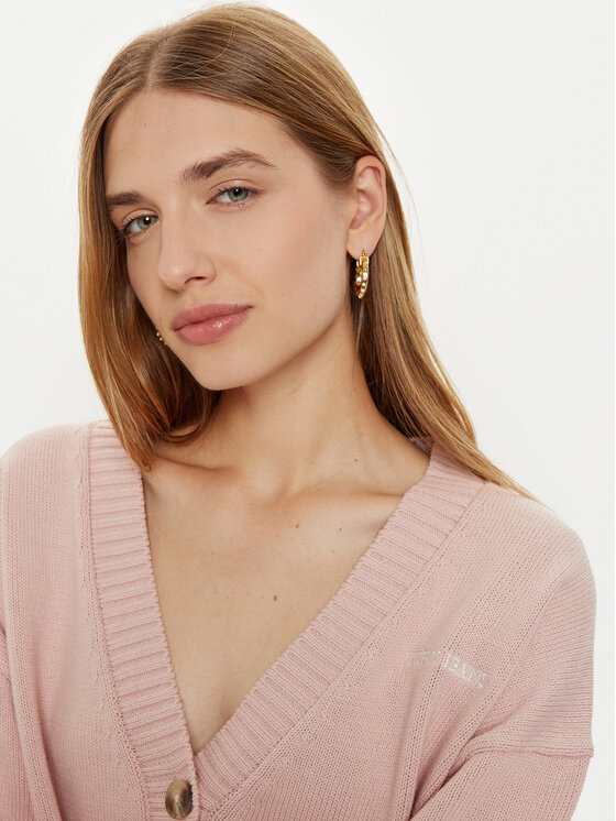 Guess Jeans Guess Jeans Strickjacke W4BR81 Z3HM1 Rosa Regular Fit