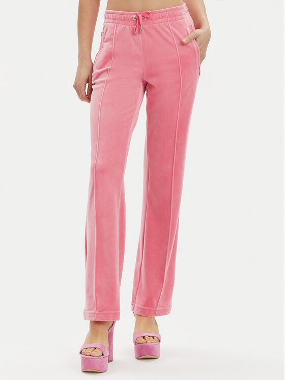 Juicy Couture Pantaloni da tuta Tina JCAPW045 Rosa Regular Fit, taglia : XL