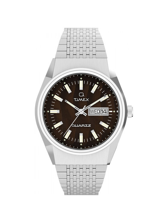 Timex Timex Zegarek TW2W62400 Srebrny
