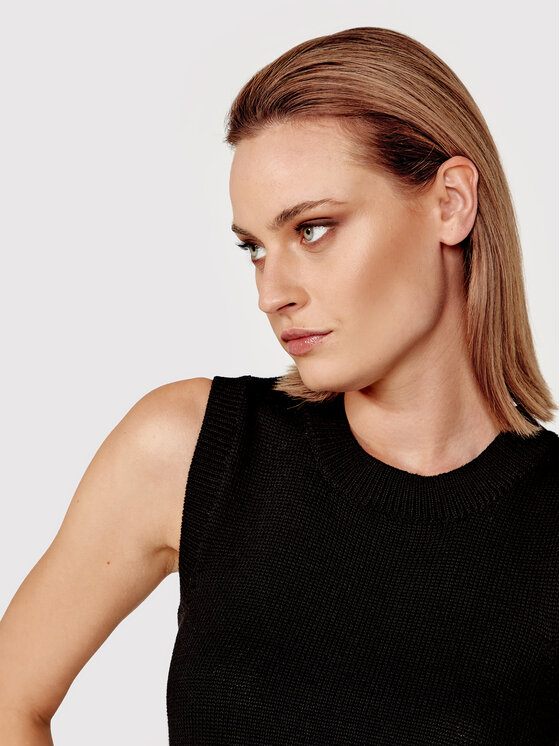 Simple Simple Top SWD010 Schwarz Regular Fit