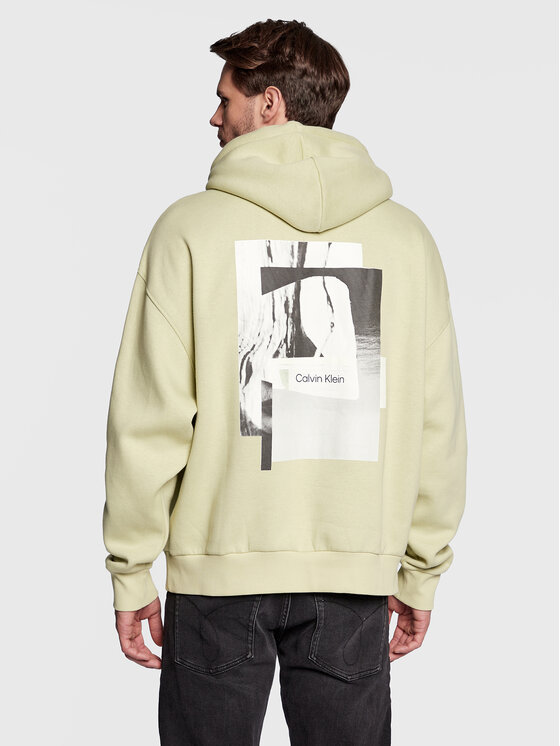 Felpa Modern Comfort Back Print K10K111231 Verde