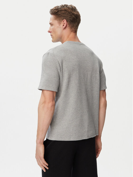 BOSS BOSS T-shirt Waffle 50535891 Grigio Regular Fit