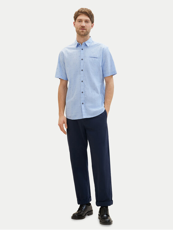 Tom Tailor Tom Tailor Πουκάμισο 1040138 Μπλε Regular Fit