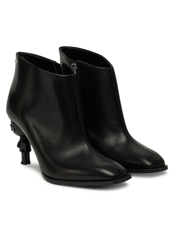 KARL LAGERFELD KARL LAGERFELD Μποτάκια Nft Heel Zip KL39135 Μαύρο