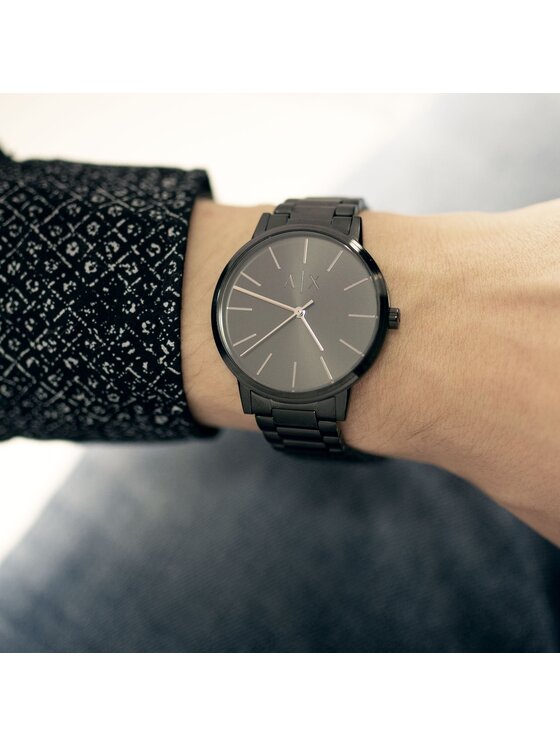 Armani Exchange Armani Exchange Laikrodis Cayde AX2701 Juoda