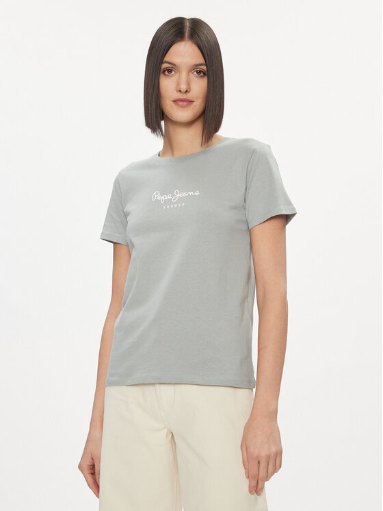 Pepe Jeans Pepe Jeans T-shirt Wendy PL505480 Zelena Regular Fit
