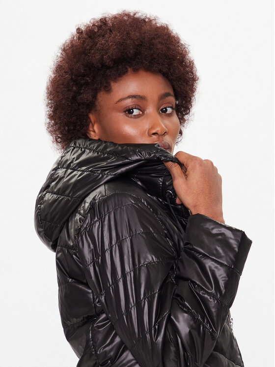 Liu Jo Sport Liu Jo Sport Demisezoninė striukė TA3061 T5602 Juoda Regular Fit