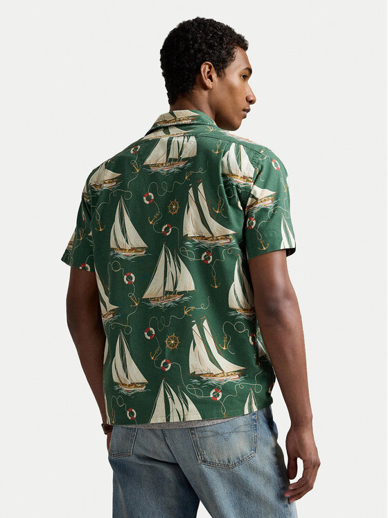 Polo Ralph Lauren Polo Ralph Lauren Cămașă 710971217001 Verde Classic Fit