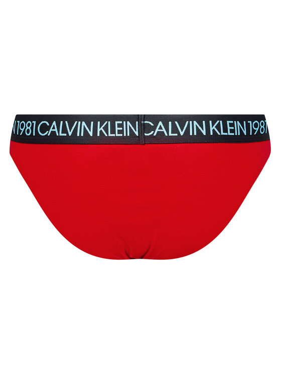 Calvin Klein Underwear Calvin Klein Underwear Класически дамски бикини 000QF5449E Червен