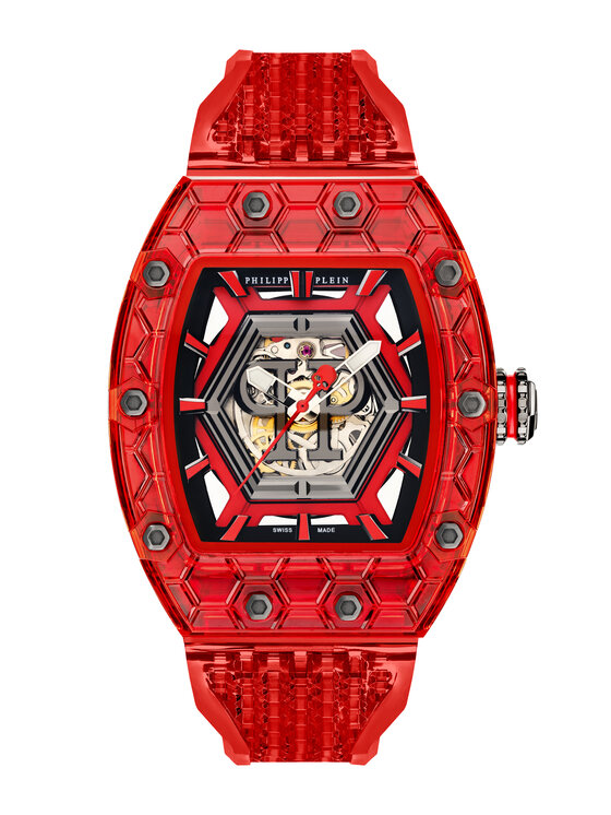 PHILIPP PLEIN PHILIPP PLEIN Zegarek 23549 Czerwony