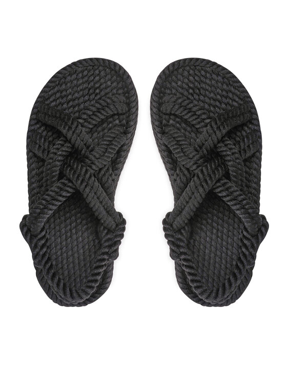 Bohonomad Bohonomad Espadrilles Bodrum Platform BOD.0020.PRS Melns