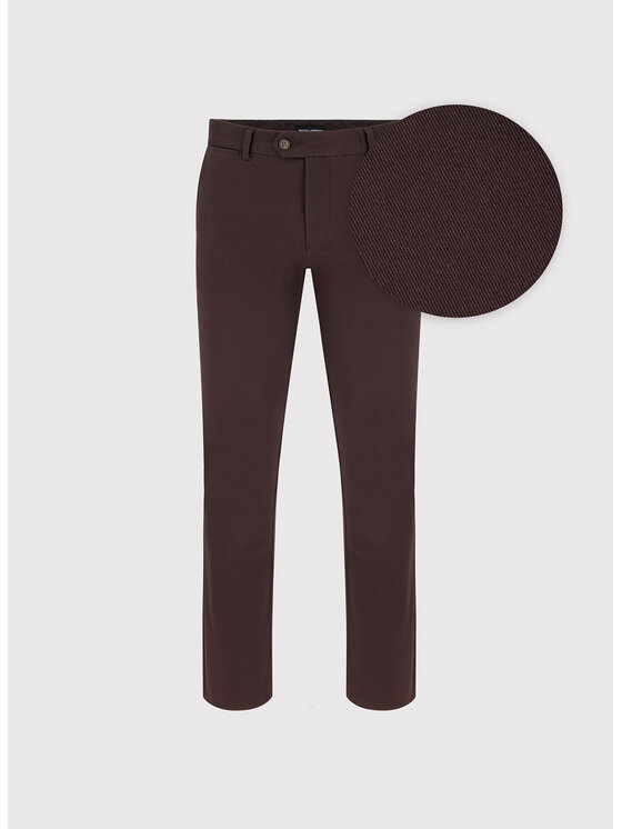 Pako Lorente Pako Lorente Chinosy P26WB-WX-002 Brązowy Slim Fit