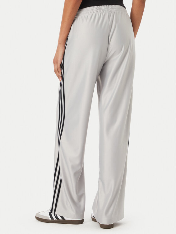 adidas adidas Παντελόνι φόρμας Metallic Firebird KS9973 Ανοιχτό γκρι Wide Leg