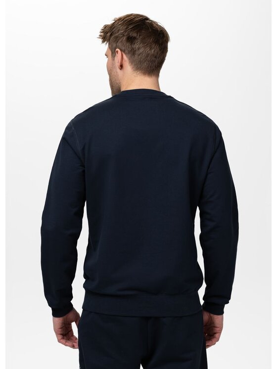 PITBULL PITBULL Bluza TAPE PARKER Granatowy Regular Fit