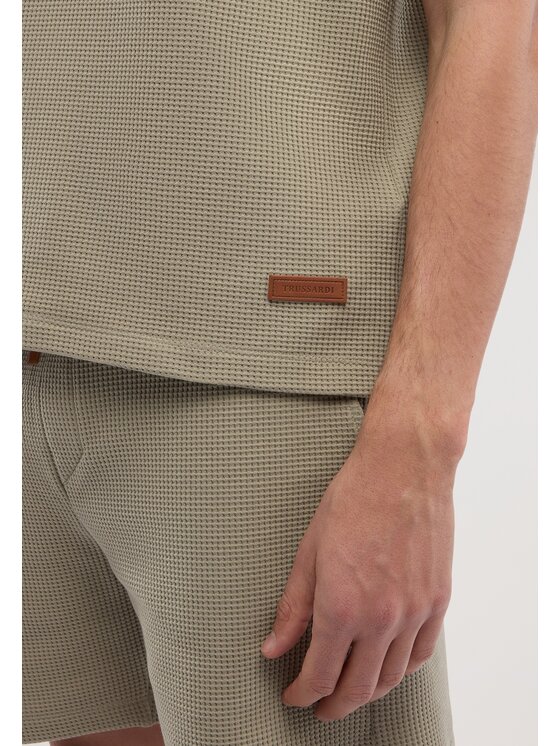 Trussardi Trussardi T-shirt G5058000102N025 Verde Regular Fit