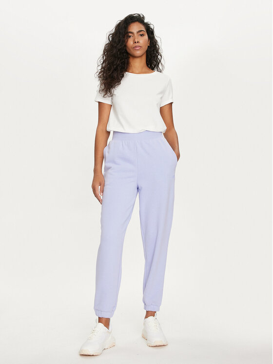 4F 4F Spodnji del trenirke 4FWSS24TTROF666 Vijolična Regular Fit