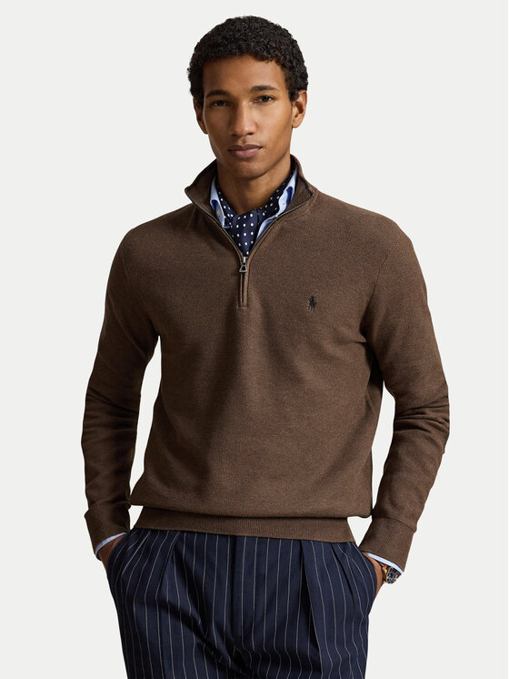 Polo Ralph Lauren Polo Ralph Lauren Kampsun 710B18060002 Tumepruun Regular Fit