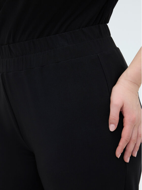 Fiorella Rubino Fiorella Rubino Spodnie materiałowe P823L002349N033 Czarny Flare Fit