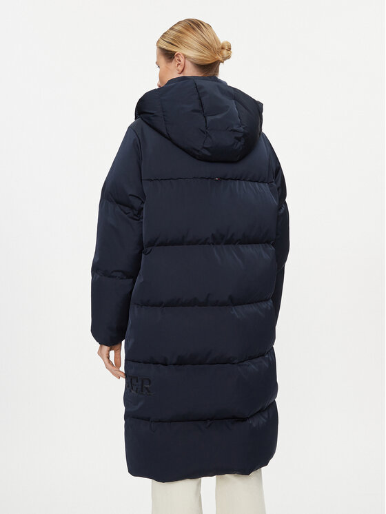 Tommy Hilfiger Tommy Hilfiger Pehelykabát Sateen WW0WW40834 Sötétkék Regular Fit