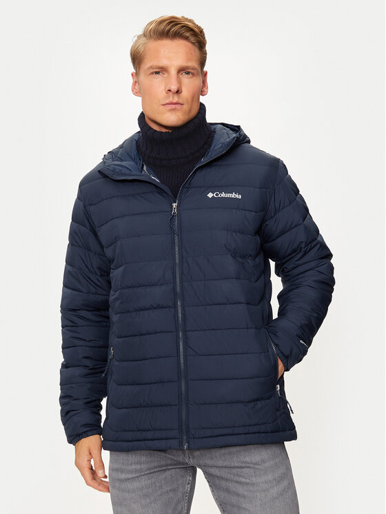 Columbia Zimné bundy Powder Lite II 2086944 Tmavomodrá Regular Fit