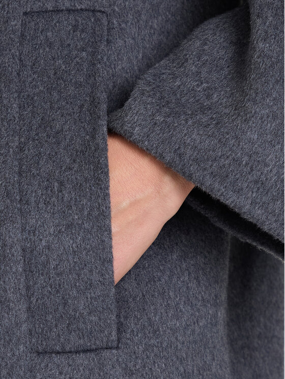 ViCOLO ViCOLO Вълнено палто TF0003 Сив Regular Fit